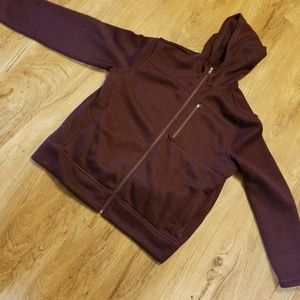 Men's XL HOODED SWEATSHIRT/ MAROON